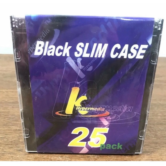Khypermedia Corp PAck of 25 Slim CD Cases Hard Jewel Case NEW - Picture 3 of 6